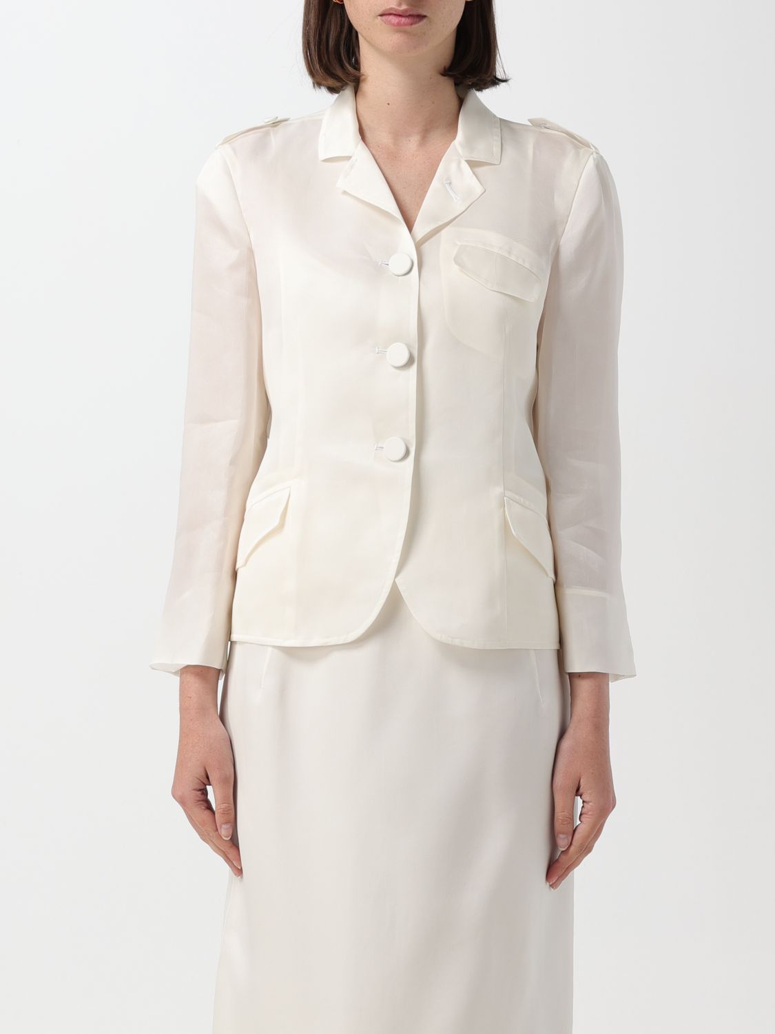 N° 21 Jacket N° 21 Woman color White