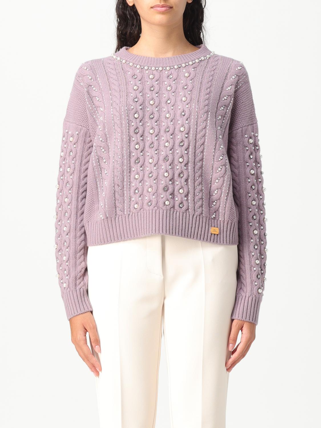 Elisabetta Franchi Jumper ELISABETTA FRANCHI Woman colour Violet