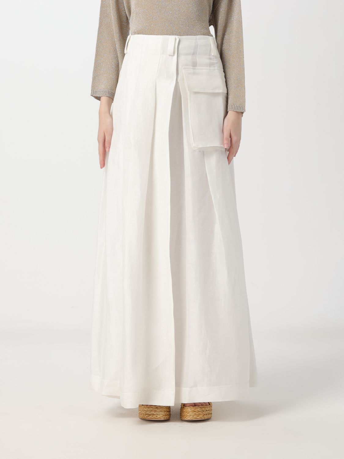 Alberta Ferretti Skirt ALBERTA FERRETTI Woman color White