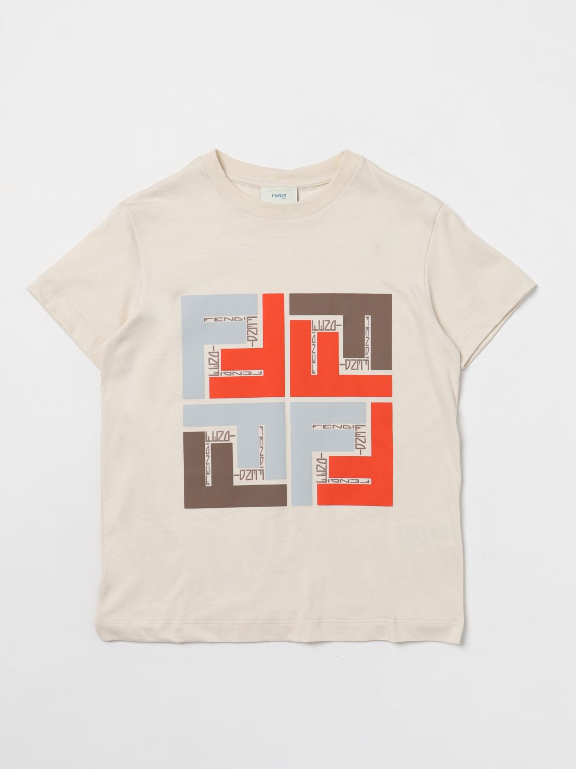 Fendi Kids T-Shirt FENDI KIDS Kids colour White