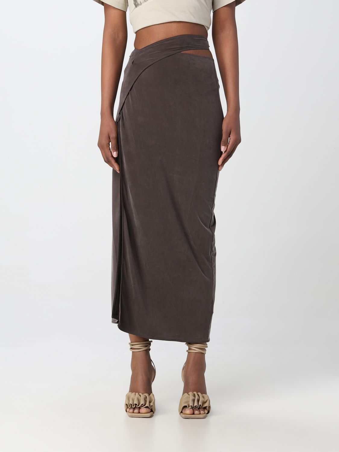 Jacquemus Skirt JACQUEMUS Woman colour Brown