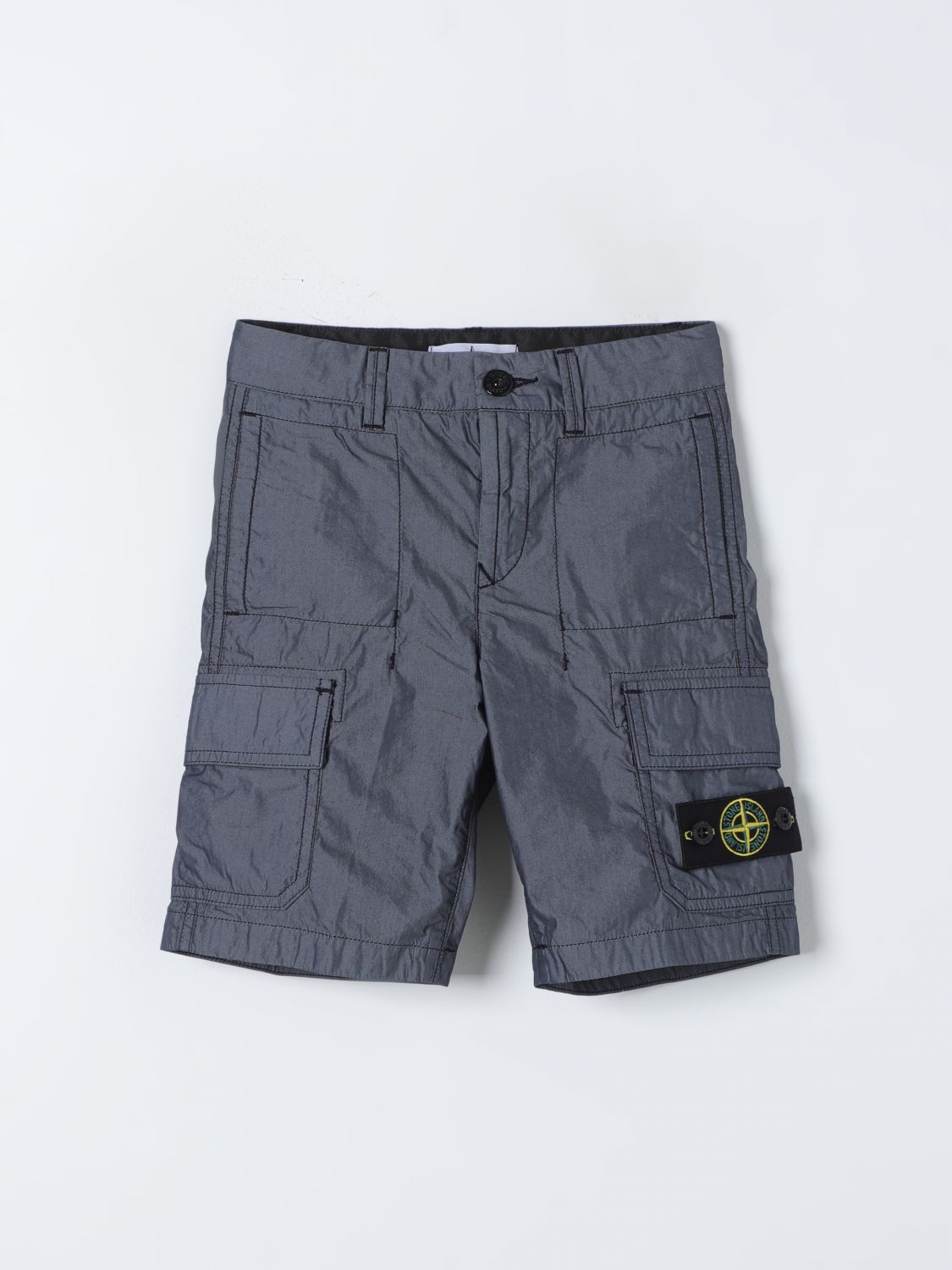 Stone Island Junior Shorts STONE ISLAND JUNIOR Kids colour Grey