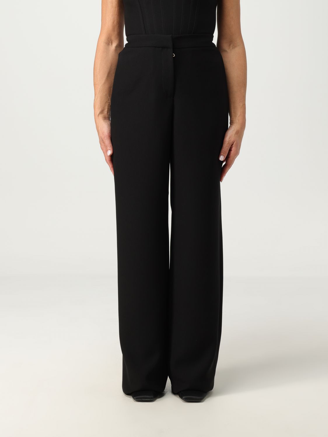 RAQUEL DINIZ Trousers RAQUEL DINIZ Woman colour Black