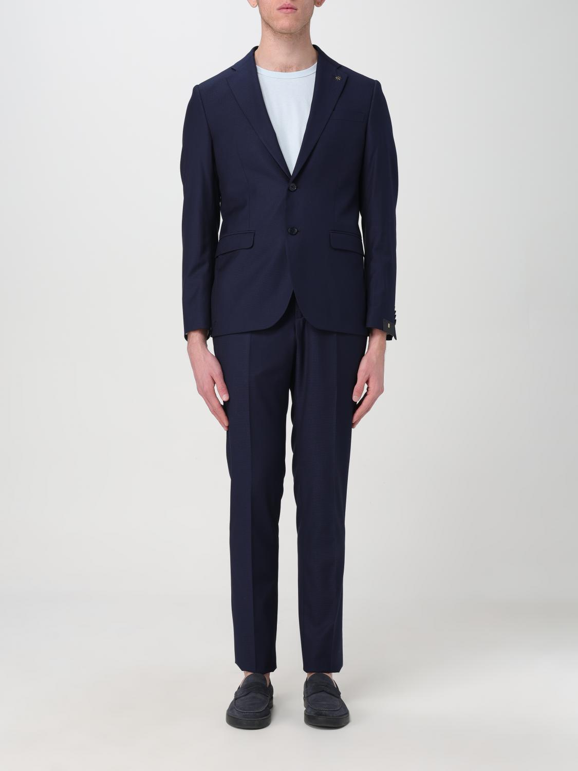 Manuel Ritz Suit MANUEL RITZ Men colour Blue