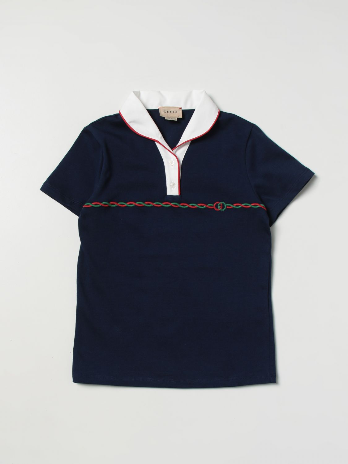 Gucci Polo Shirt GUCCI Kids colour Blue