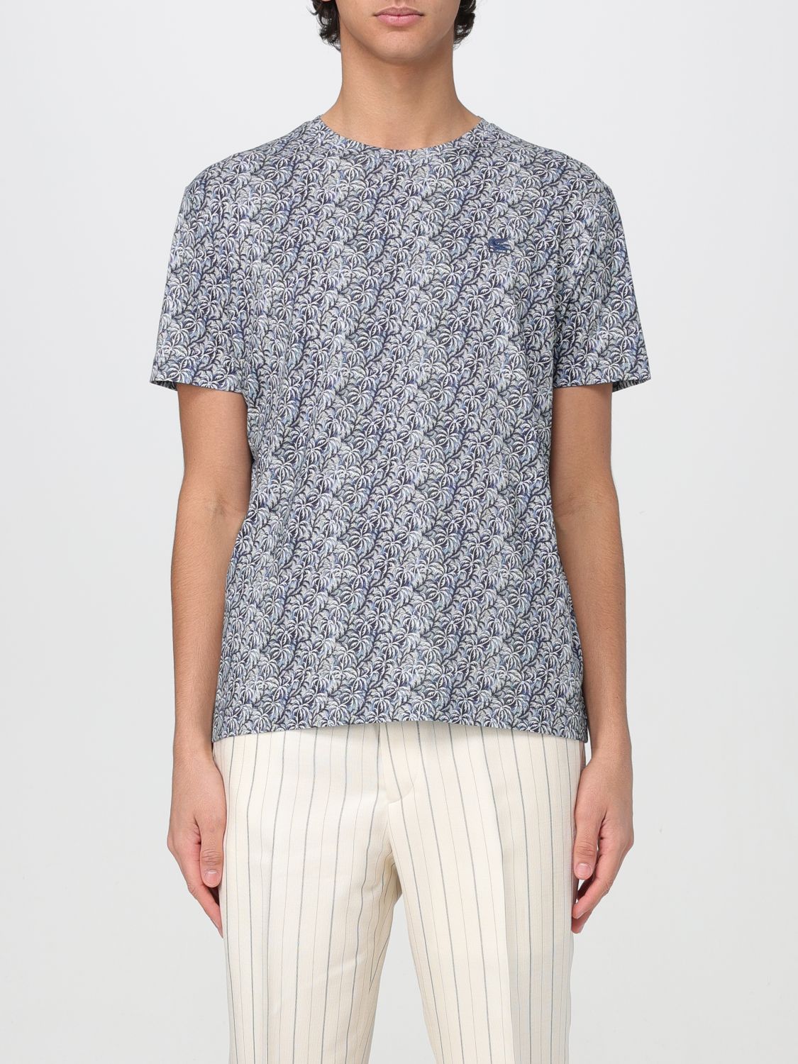 Etro T-Shirt ETRO Men colour Gnawed Blue