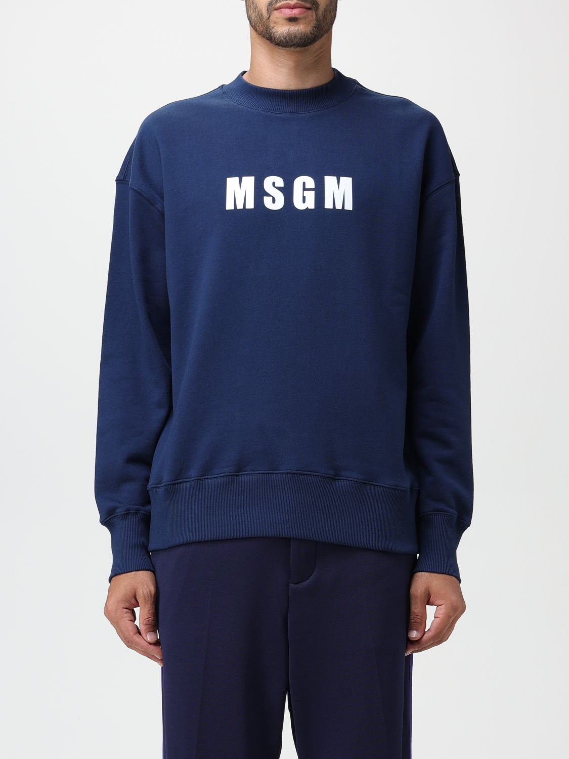 Msgm Sweatshirt MSGM Men colour Blue