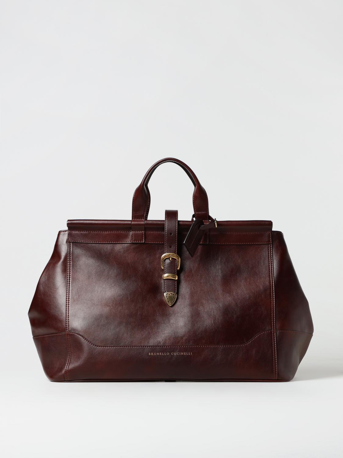 Brunello Cucinelli Travel Bag BRUNELLO CUCINELLI Men colour Burgundy