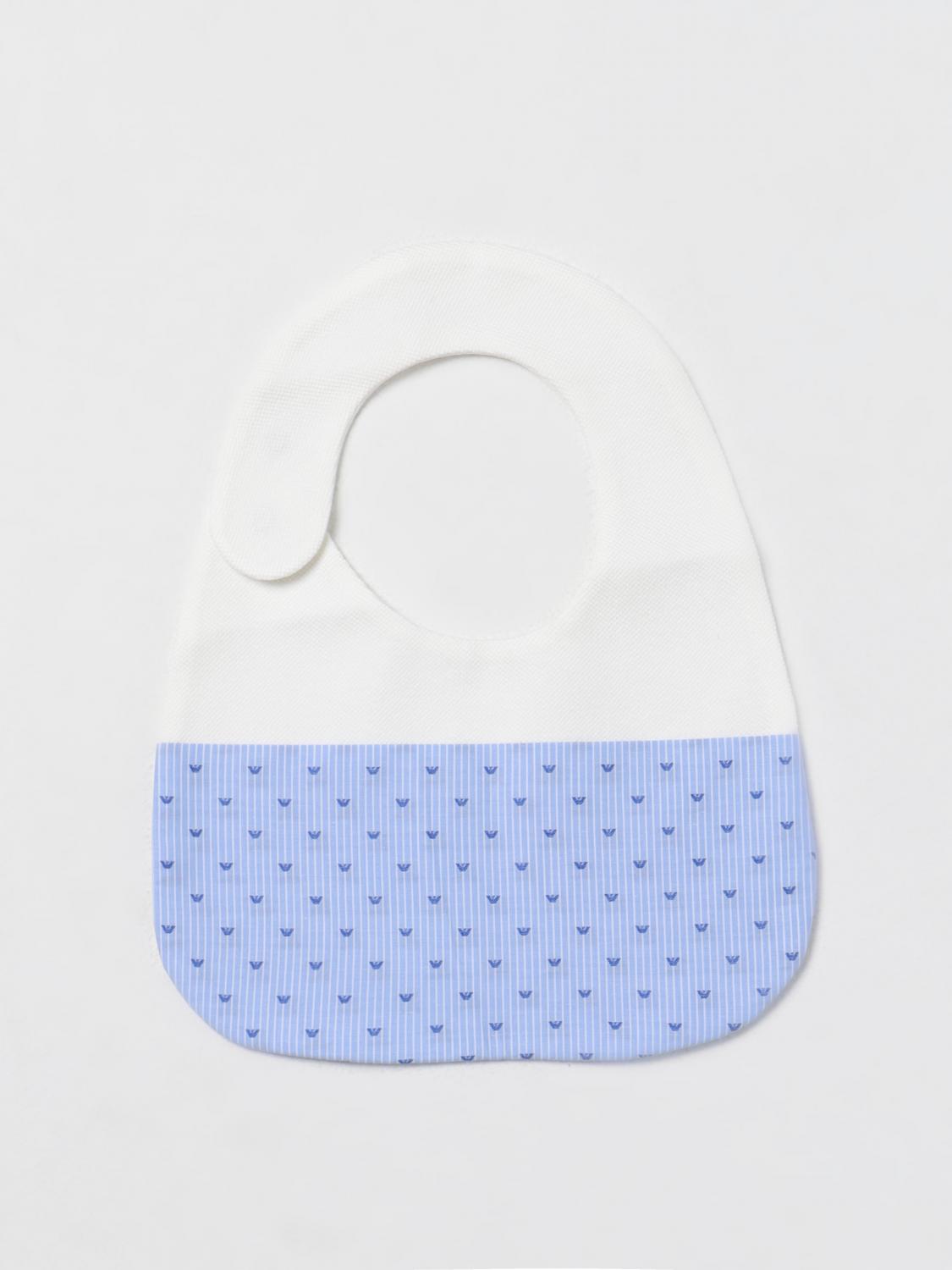 Emporio Armani Kids Bibs Boy EMPORIO ARMANI KIDS Kids colour White