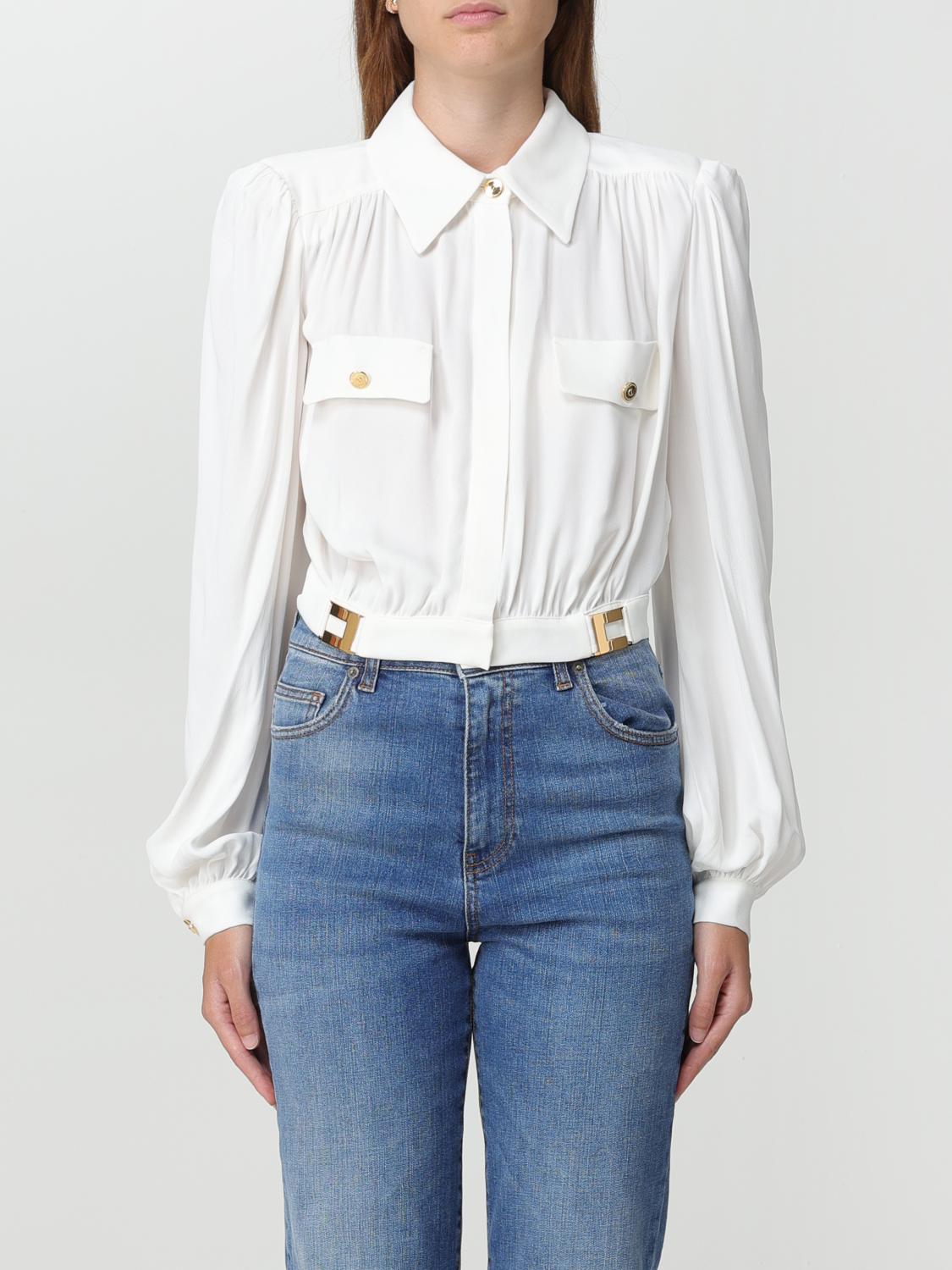 Elisabetta Franchi Shirt ELISABETTA FRANCHI Woman colour Ivory