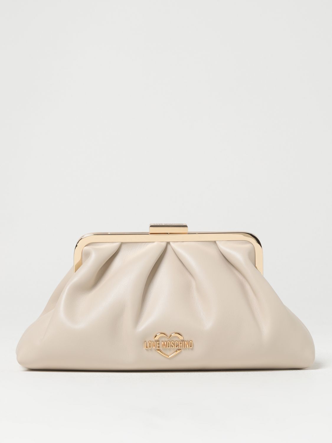 Love Moschino Clutch LOVE MOSCHINO Woman colour Ivory