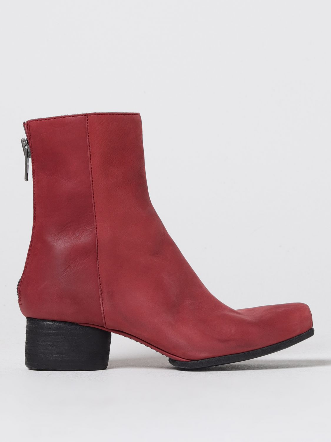 Uma Wang Flat Ankle Boots UMA WANG Woman colour Red