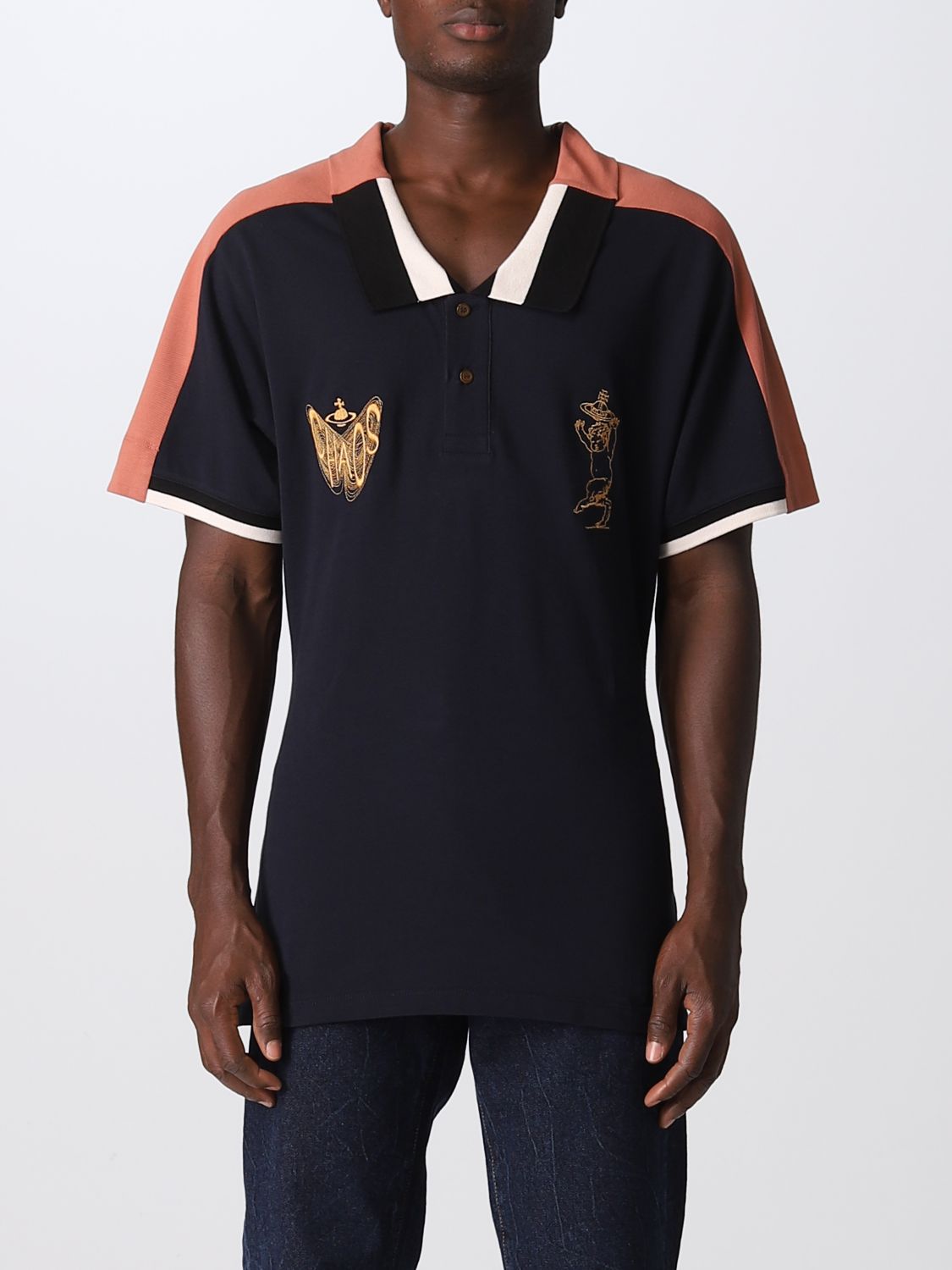 Vivienne Westwood Polo Shirt VIVIENNE WESTWOOD Men colour Blue