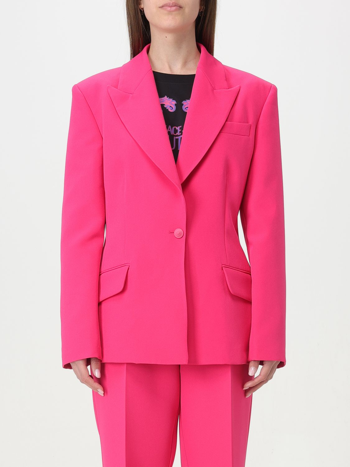 Versace Jeans Couture Blazer VERSACE JEANS COUTURE Woman colour Pink