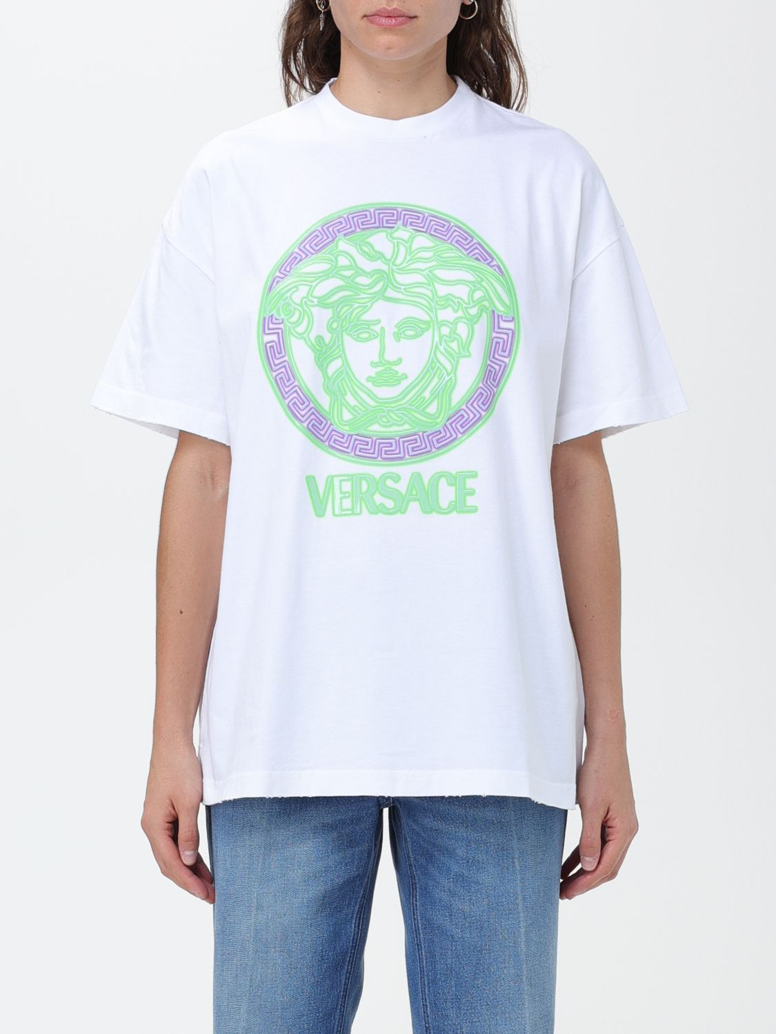 Versace T-Shirt VERSACE Woman colour White