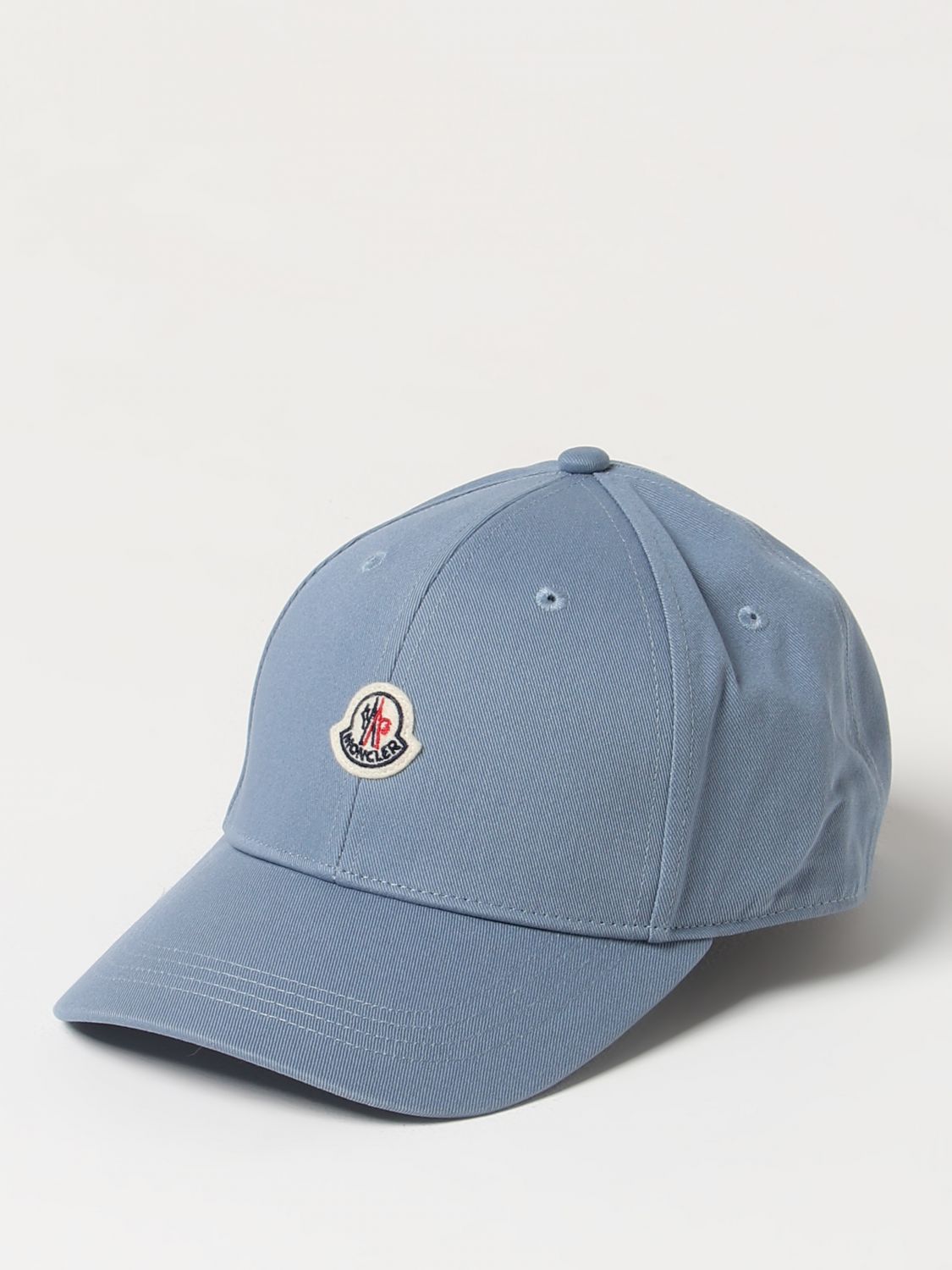 Moncler Hat MONCLER Kids colour Gnawed Blue