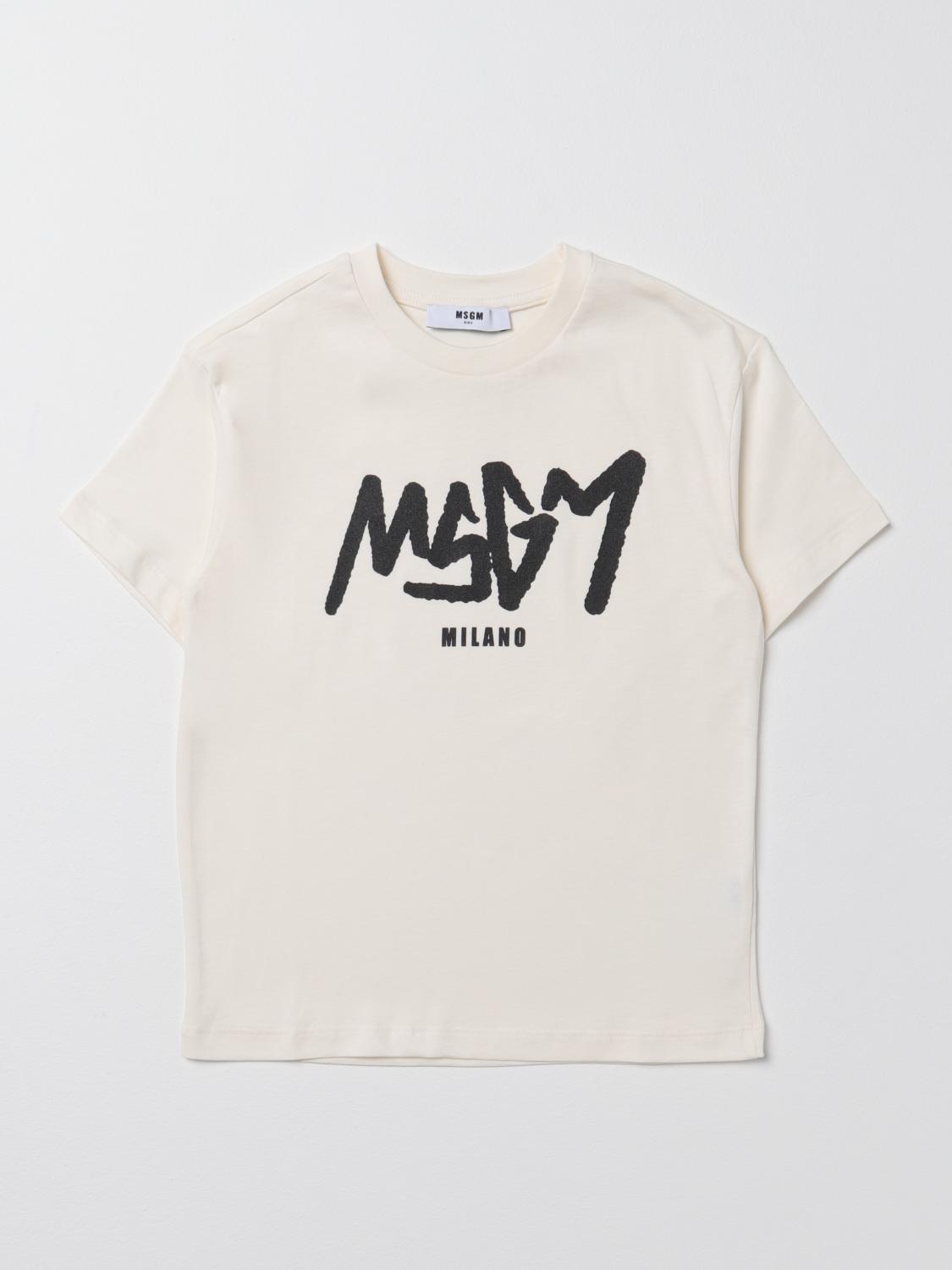 Msgm Kids T-Shirt MSGM KIDS Kids colour Cream