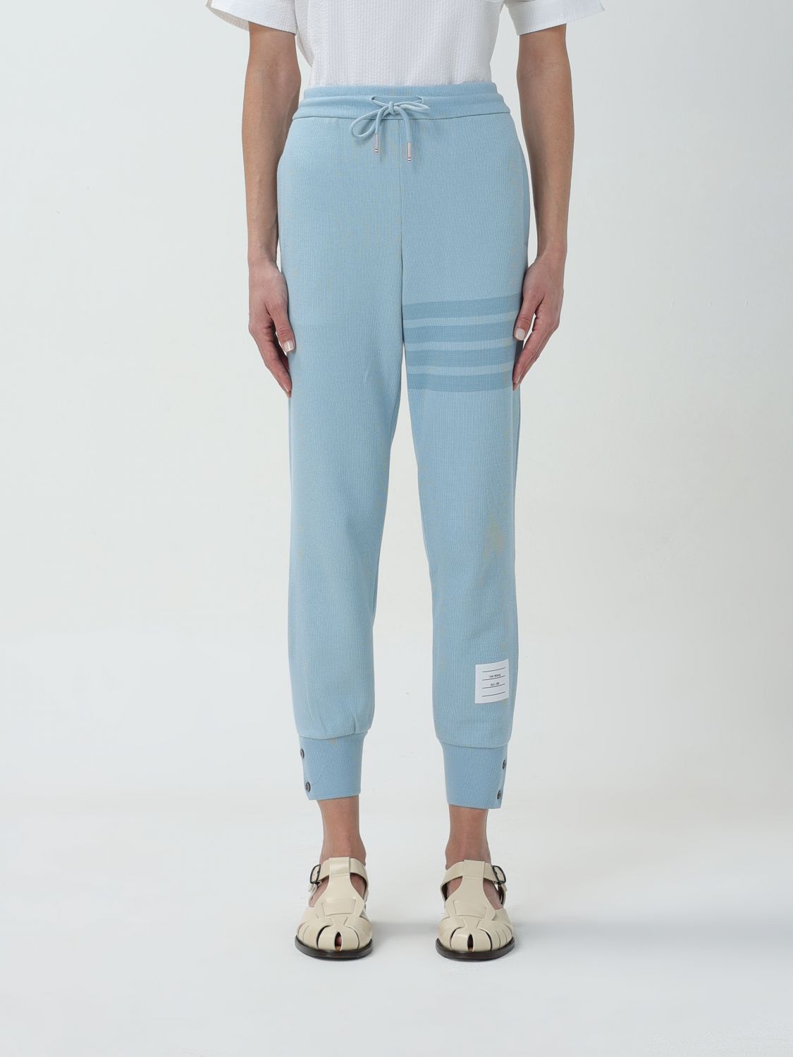 Thom Browne Trousers THOM BROWNE Woman colour Blue