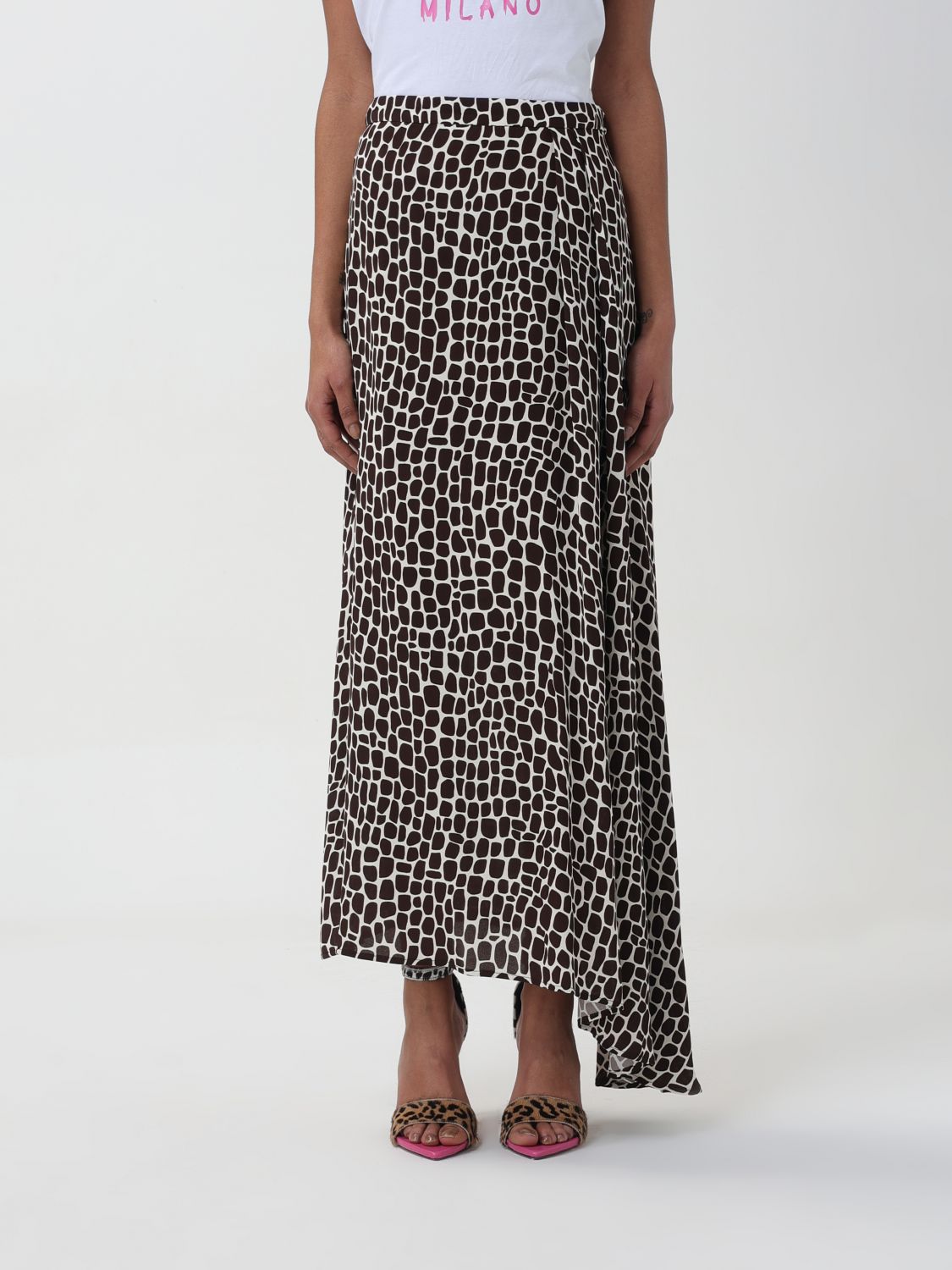 Msgm Skirt MSGM Woman colour Brown