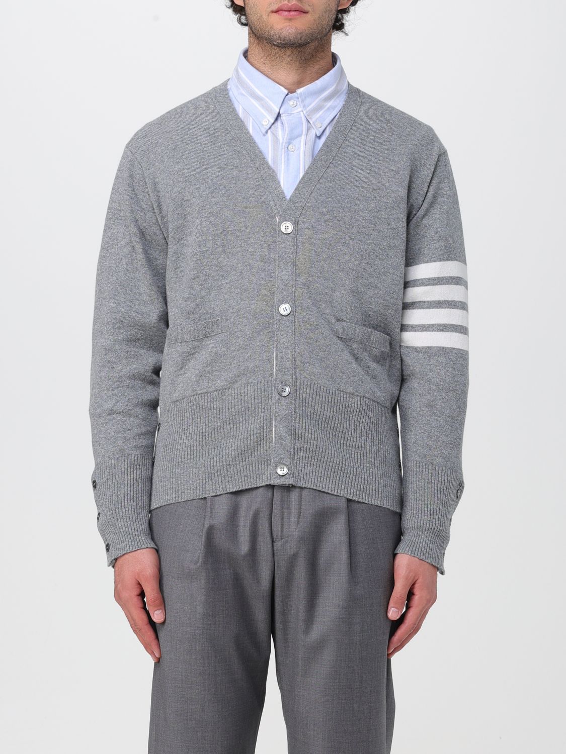 Thom Browne Cardigan THOM BROWNE Men colour Grey 1