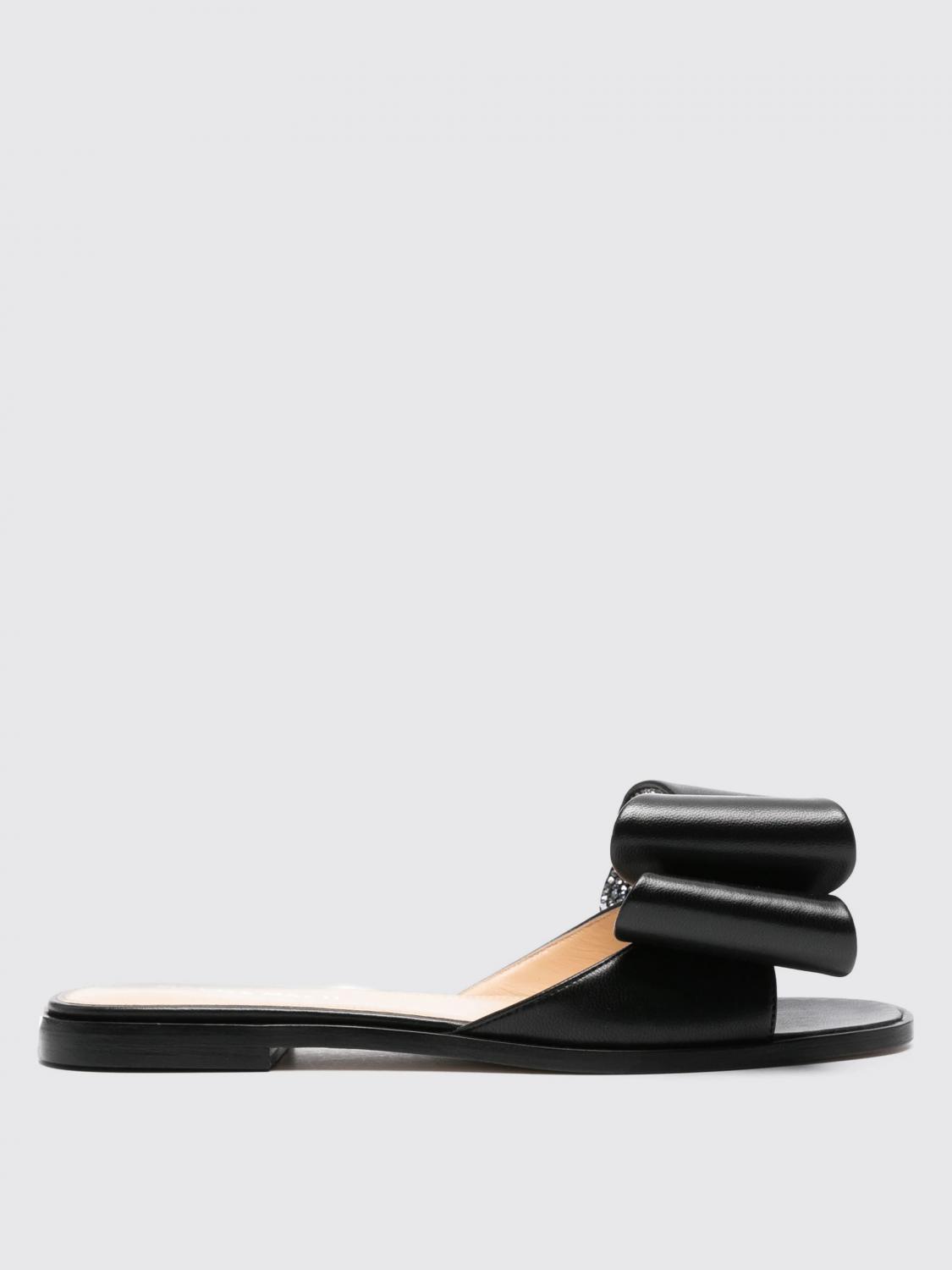 Mach & Mach Flat Sandals MACH & MACH Woman color Black