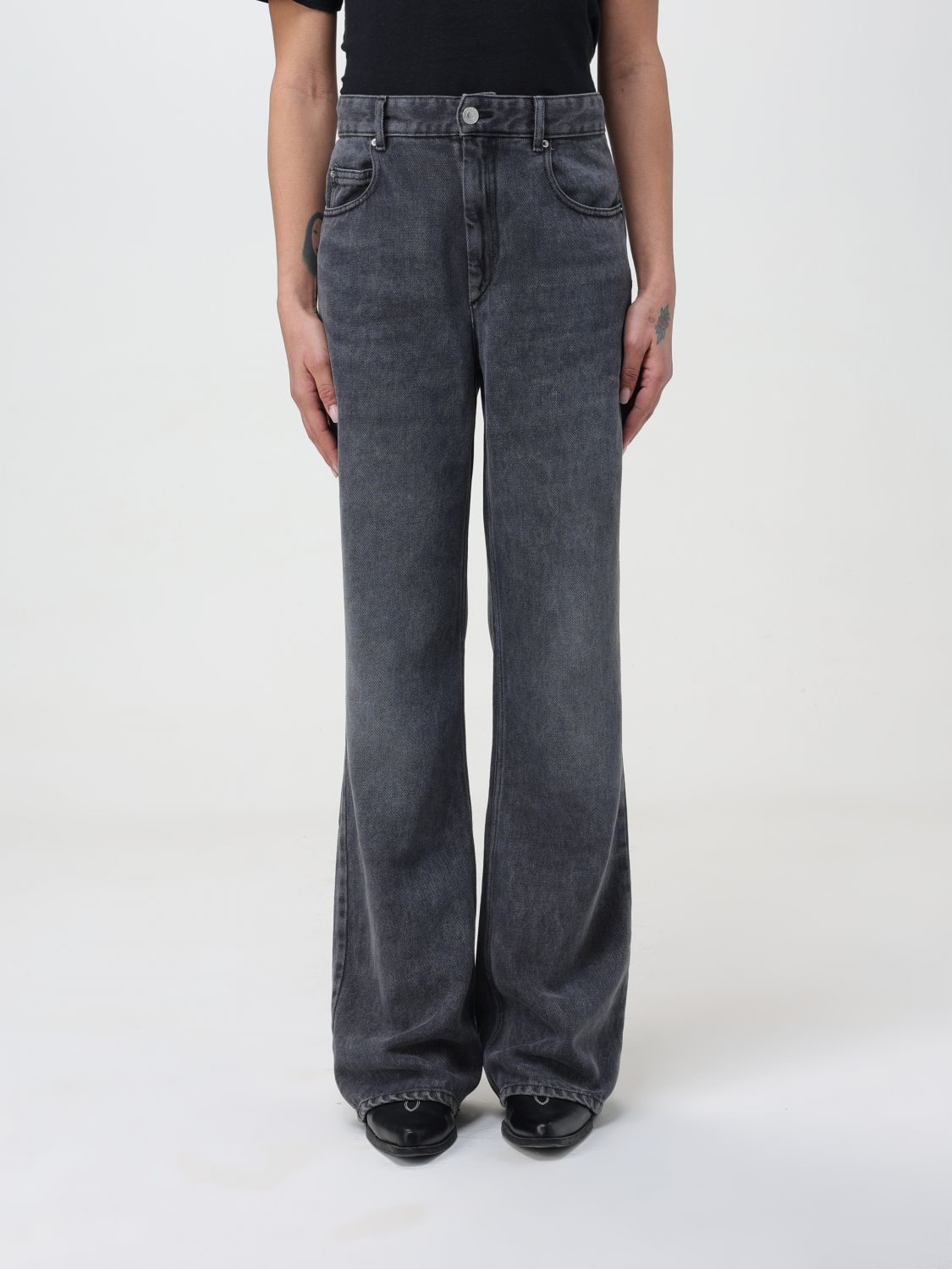 Isabel Marant Jeans ISABEL MARANT Woman colour Grey