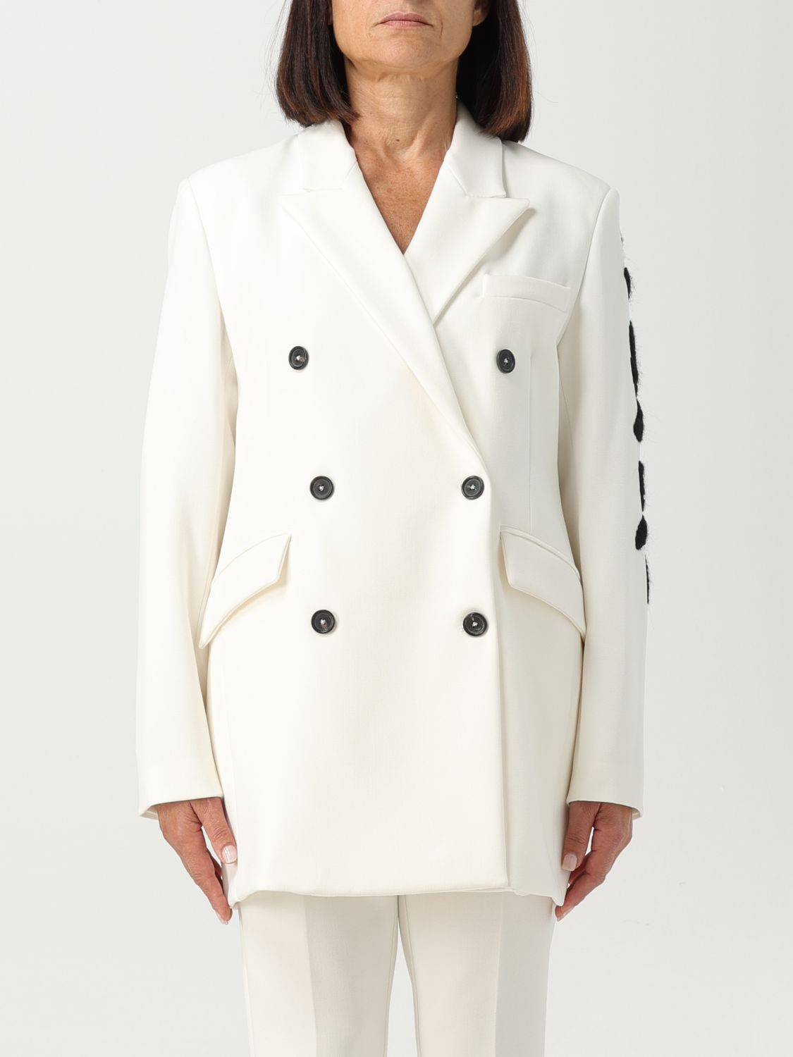 Ermanno Firenze Jacket ERMANNO FIRENZE Woman colour White