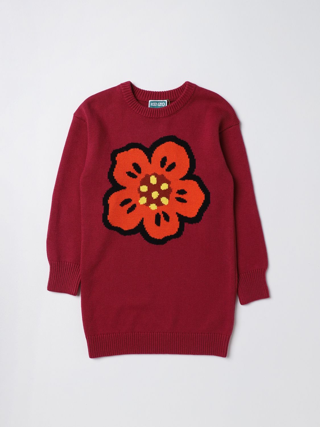 Kenzo Kids Dress KENZO KIDS Kids colour Burgundy