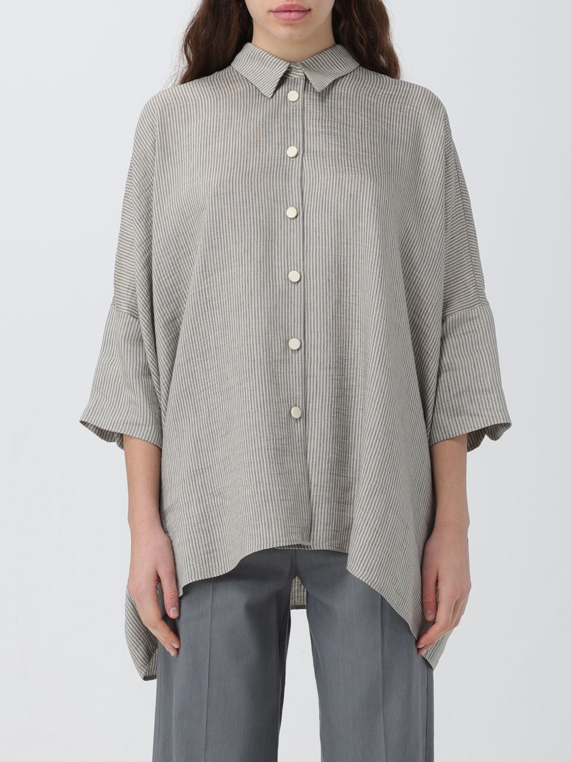 Alysi Shirt ALYSI Woman colour Beige