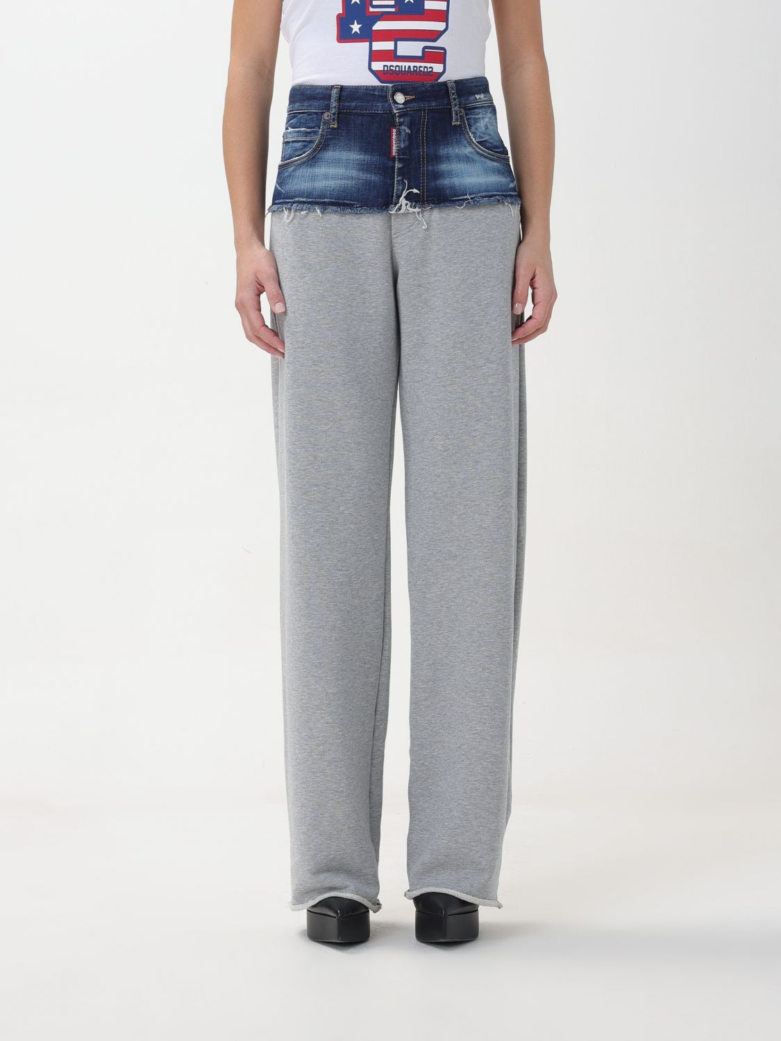 Dsquared2 Trousers DSQUARED2 Woman colour Grey