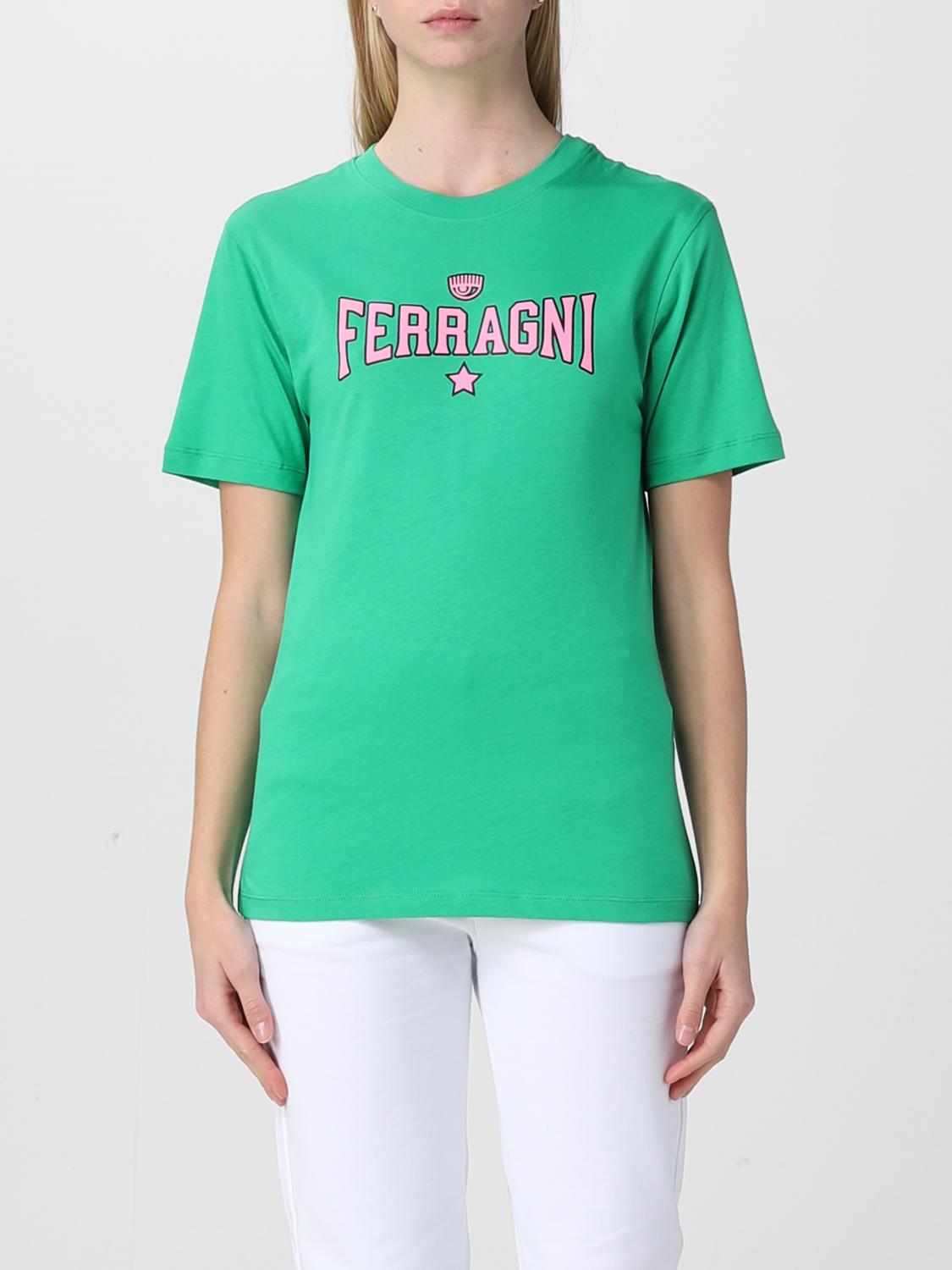 CHIARA FERRAGNI T-Shirt CHIARA FERRAGNI Woman colour Green