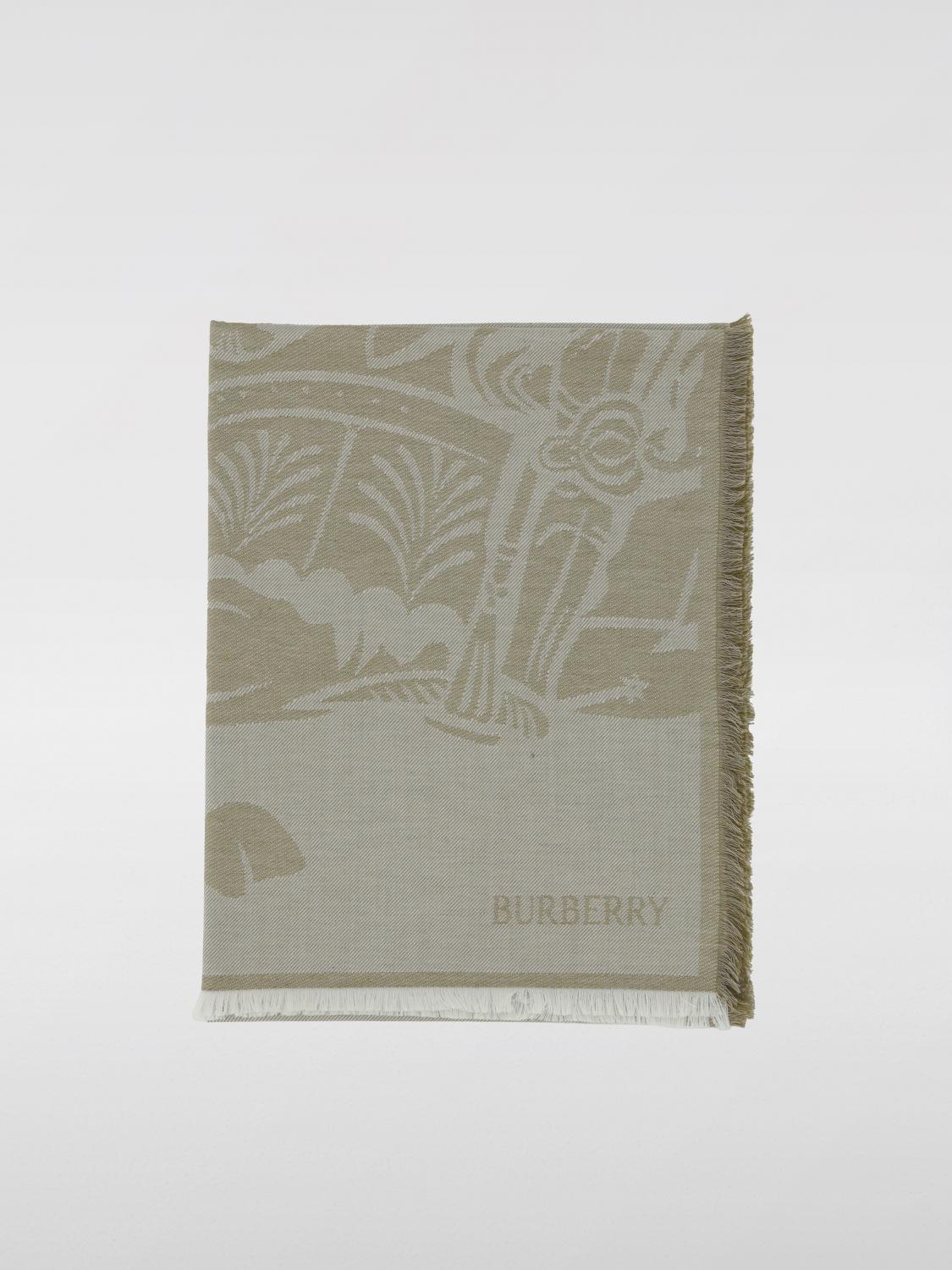 Burberry Scarf BURBERRY Woman color Green