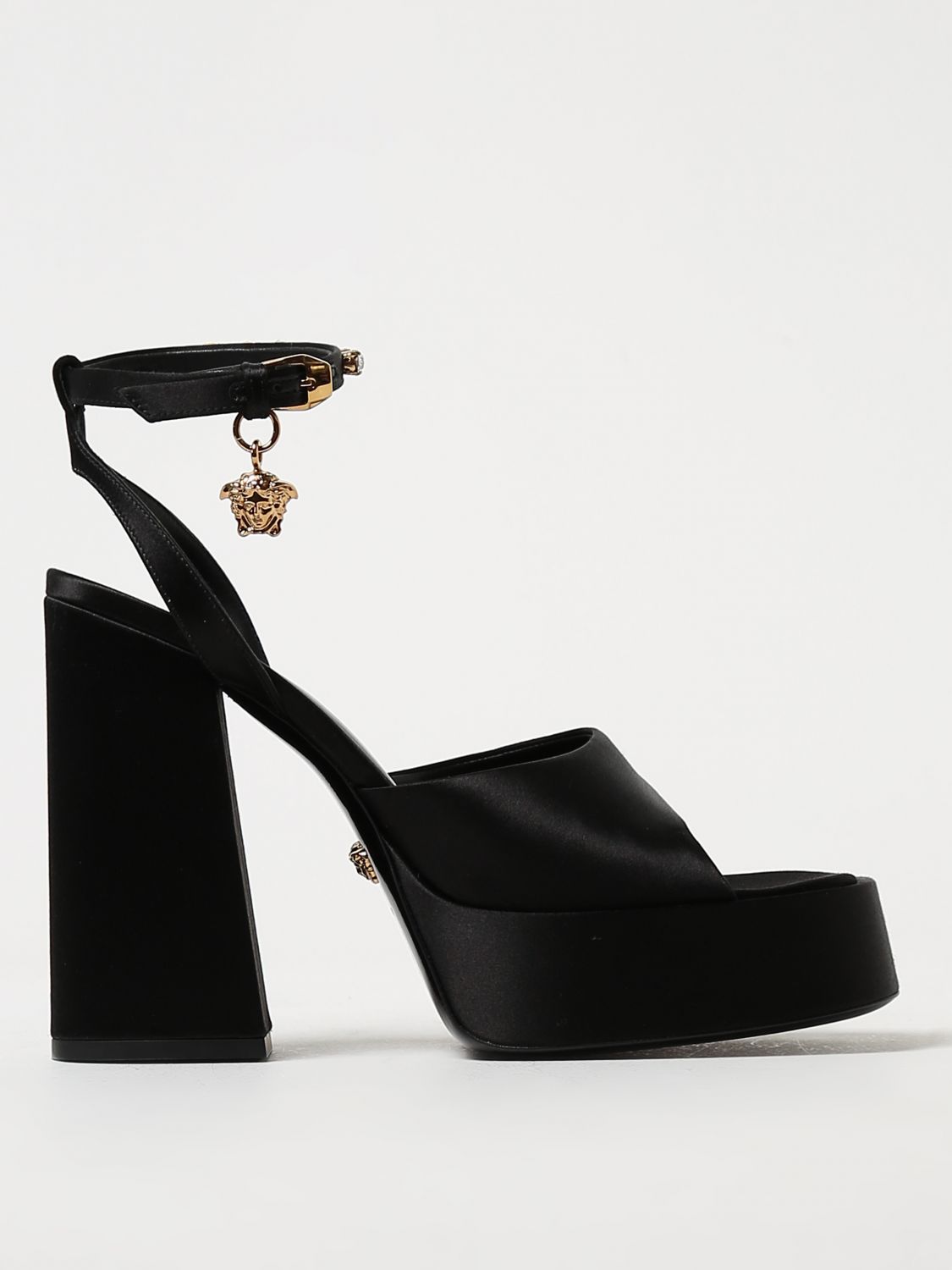 Versace Heeled Sandals VERSACE Woman colour Black