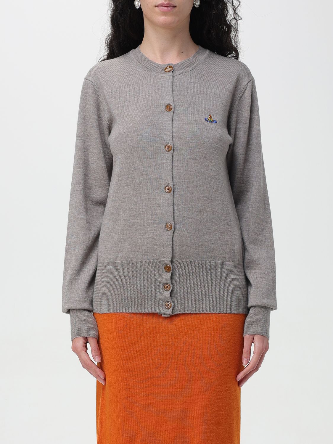 Vivienne Westwood Cardigan VIVIENNE WESTWOOD Woman colour Grey