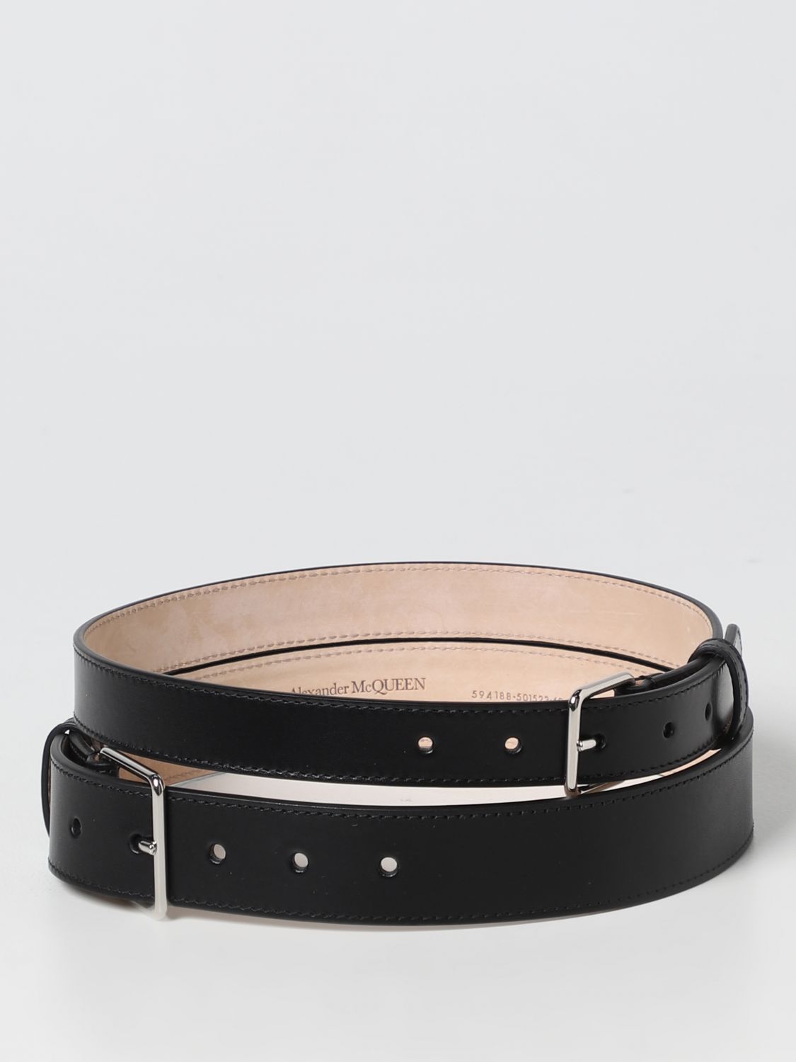 Alexander McQueen Belt ALEXANDER MCQUEEN Woman colour Black