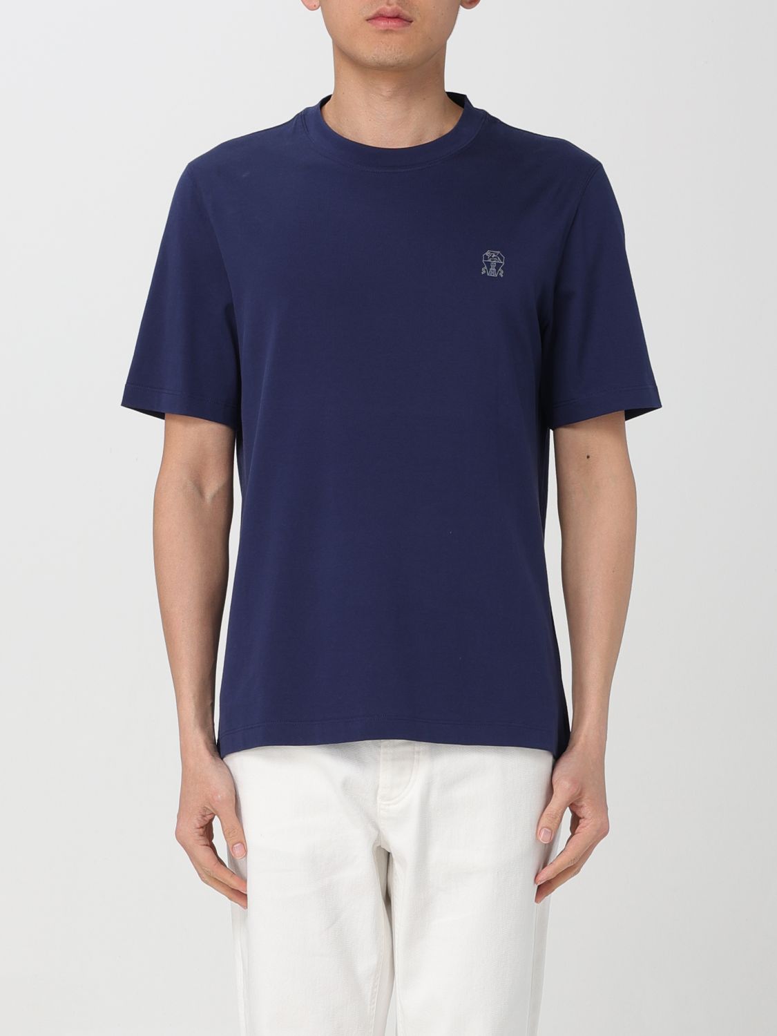 Brunello Cucinelli T-Shirt BRUNELLO CUCINELLI Men colour Blue