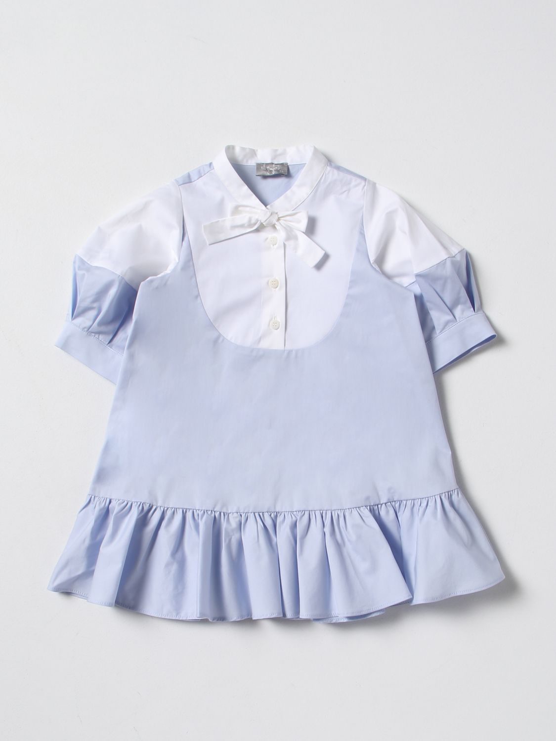 Il Gufo Dress IL GUFO Kids colour Gnawed Blue