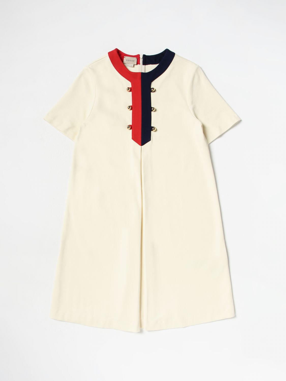 Gucci Dress GUCCI Kids colour Cream