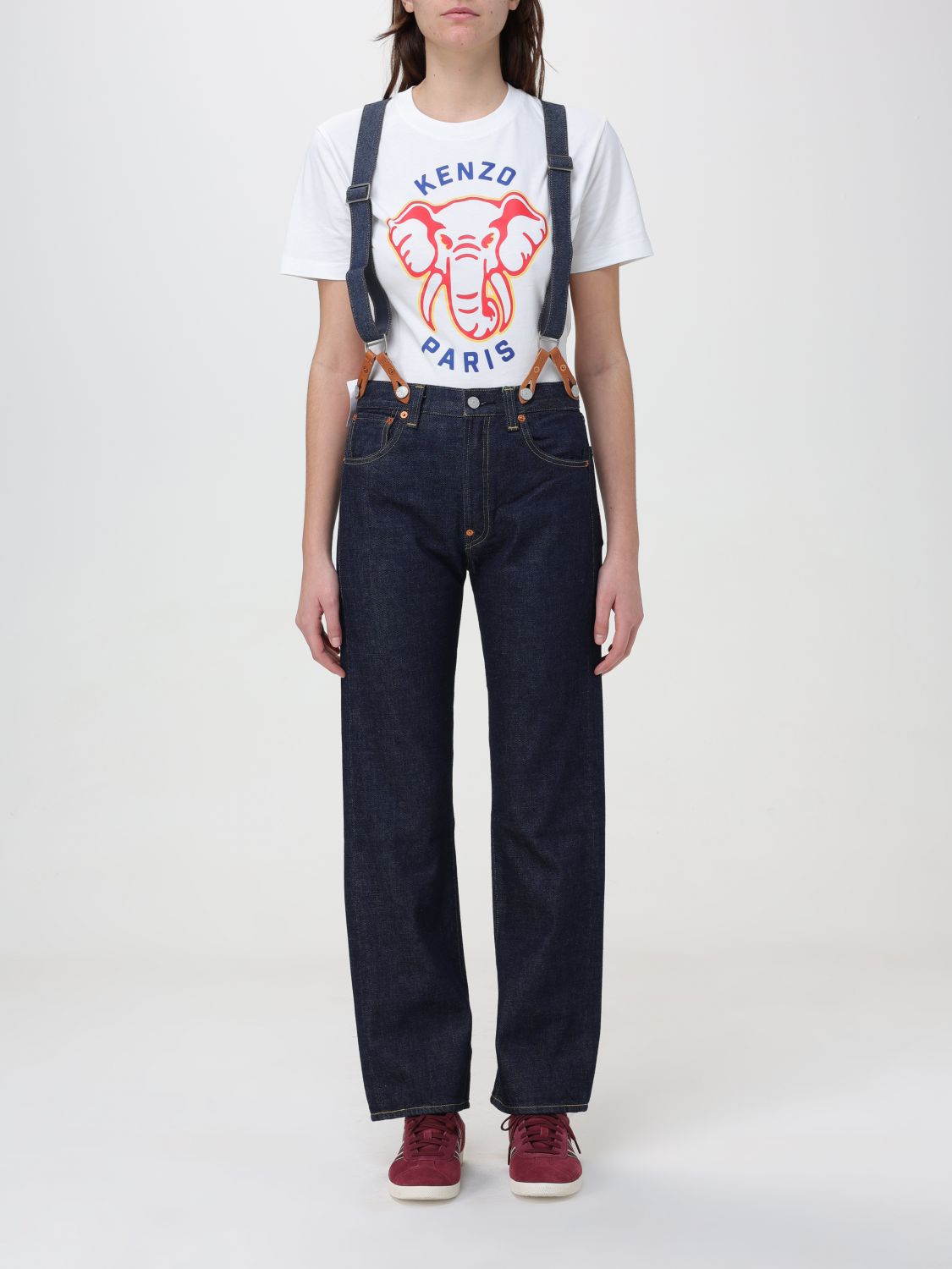 Kenzo Jeans KENZO Woman colour Blue