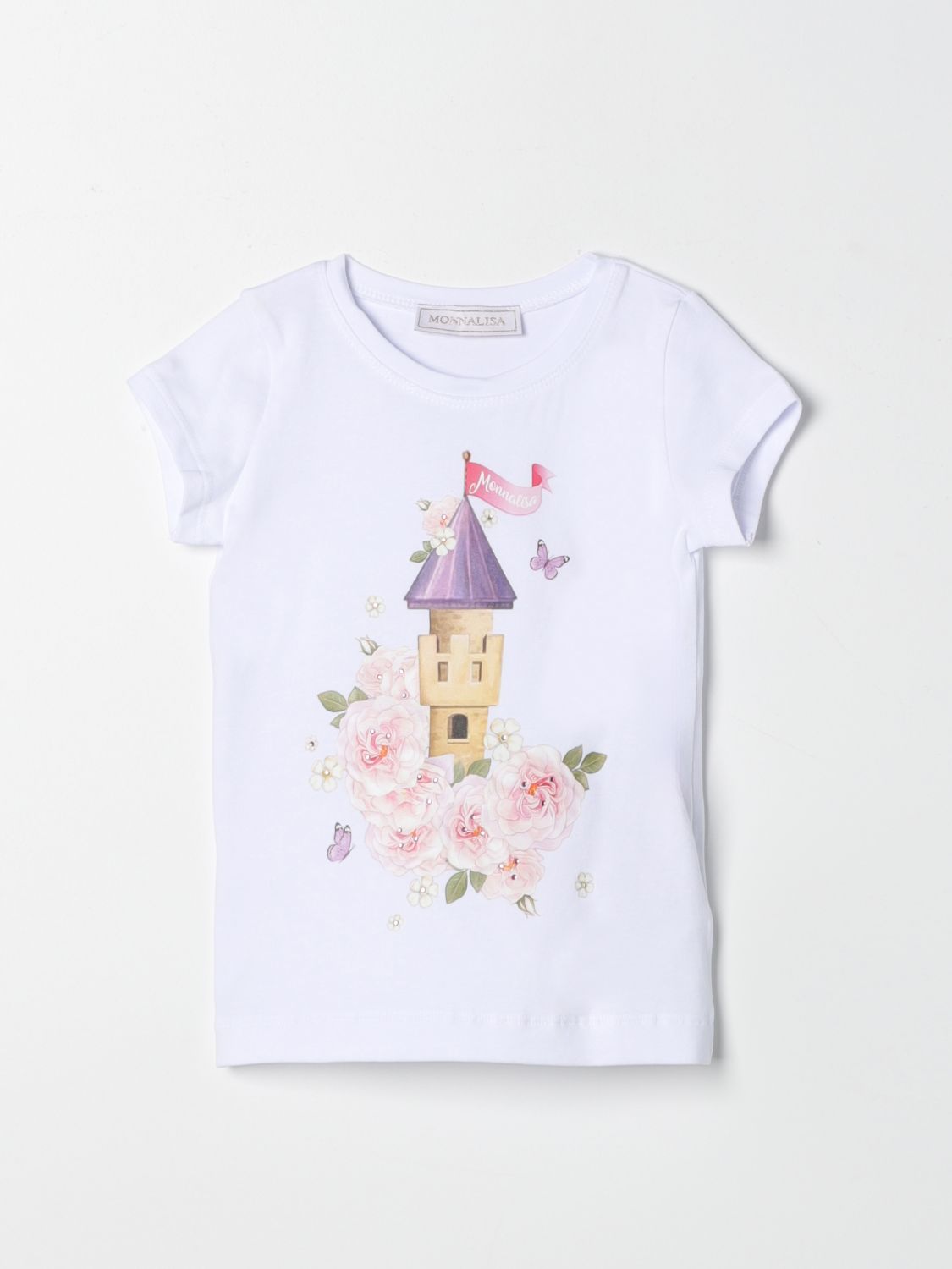 Monnalisa T-Shirt MONNALISA Kids colour White