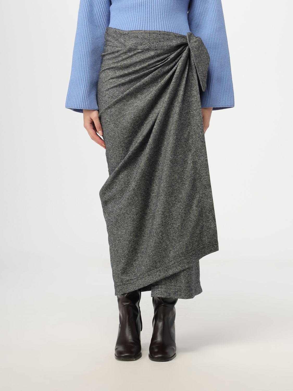 Erika Cavallini Skirt ERIKA CAVALLINI Woman colour Grey