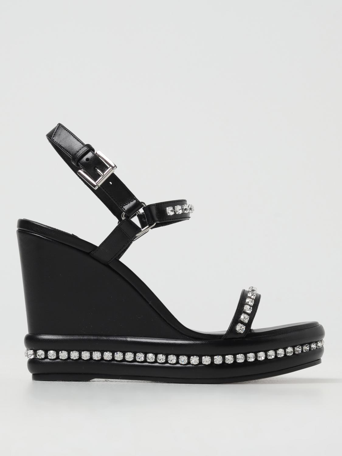 Christian Louboutin Wedge Shoes CHRISTIAN LOUBOUTIN Woman color Black