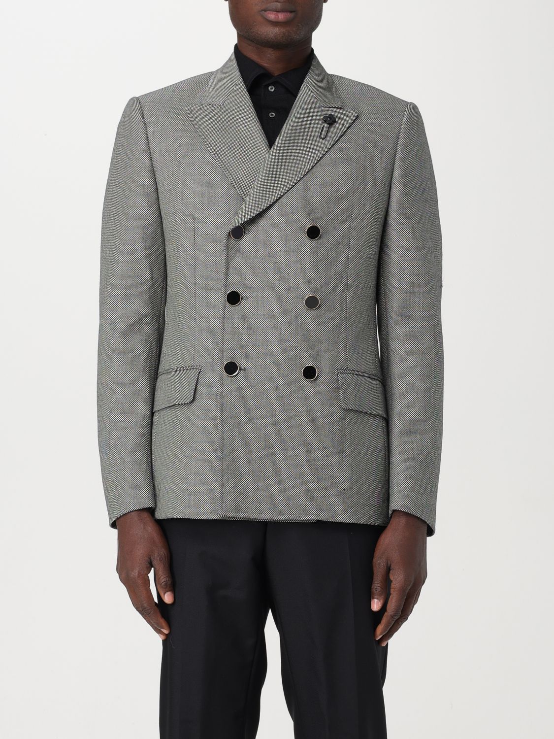 Lardini Blazer LARDINI Men colour Grey