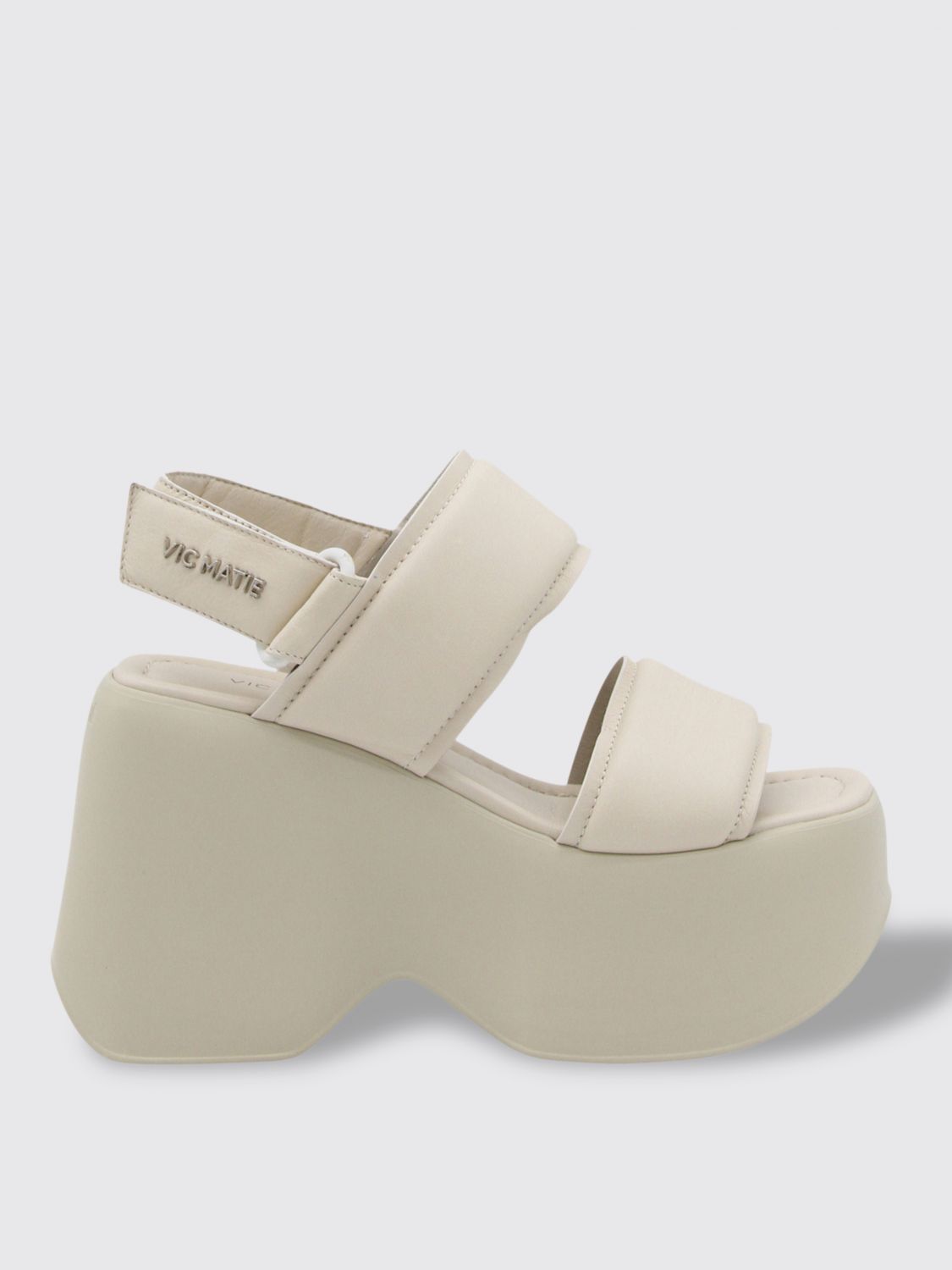 Vic Matié Heeled Sandals VIC MATIÉ Woman colour Ivory