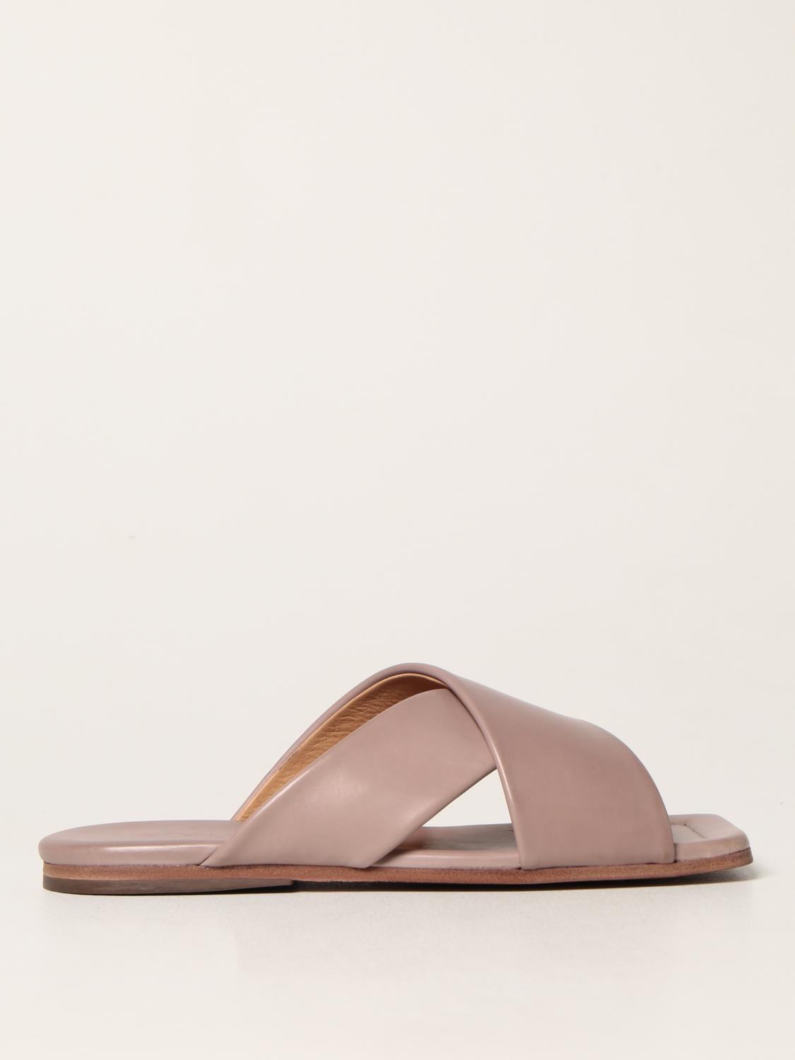 Marsèll Marsèll Spatula smooth leather mules