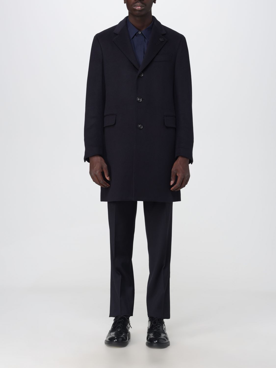 Lardini Coat LARDINI Men colour Blue