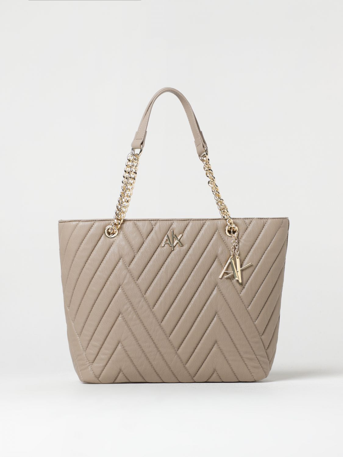 Armani Exchange Tote Bags ARMANI EXCHANGE Woman colour Beige