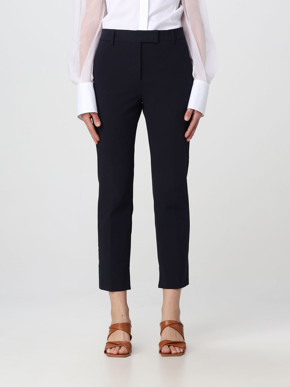 Incotex Trousers INCOTEX Woman colour Blue