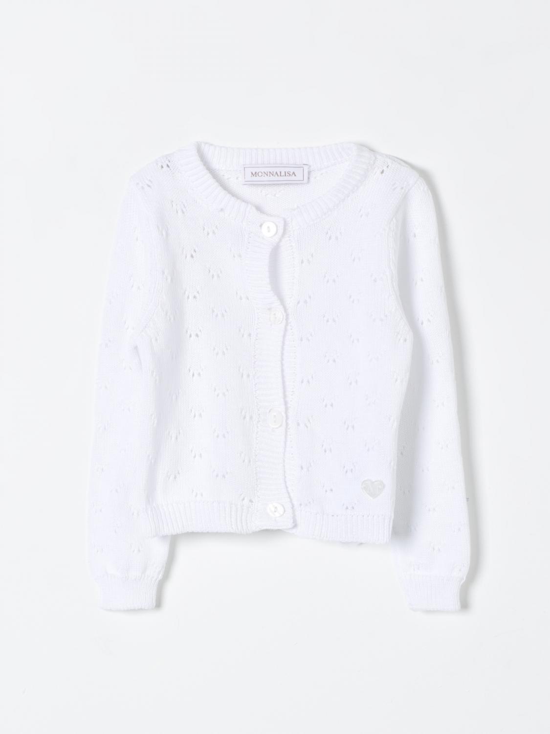 Monnalisa Sweater MONNALISA Kids color White