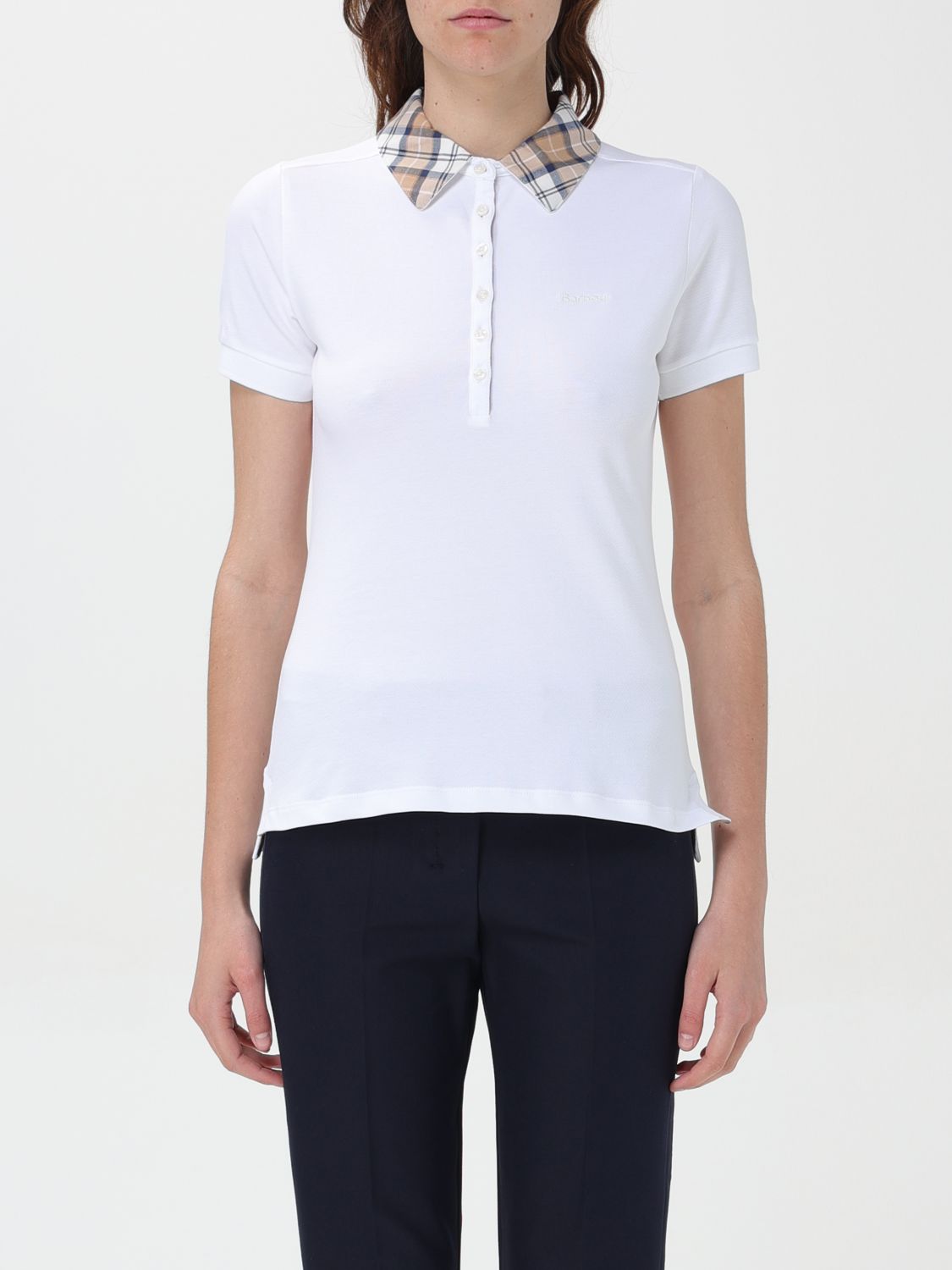 Barbour Polo Shirt BARBOUR Woman color White